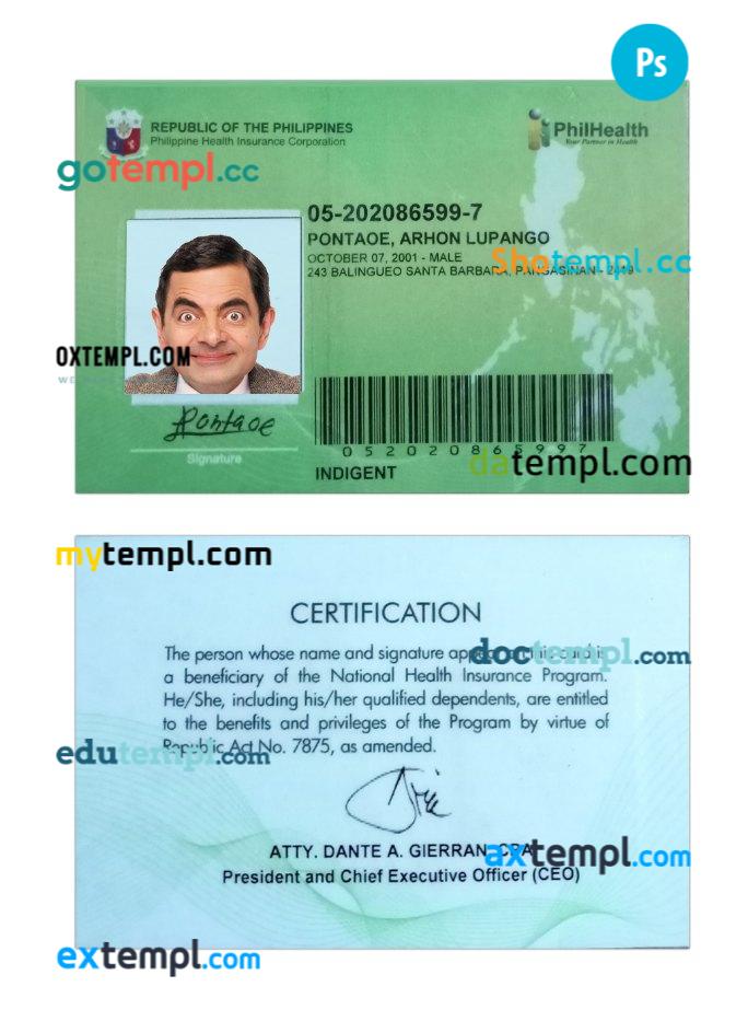 Philippines health insurance card
